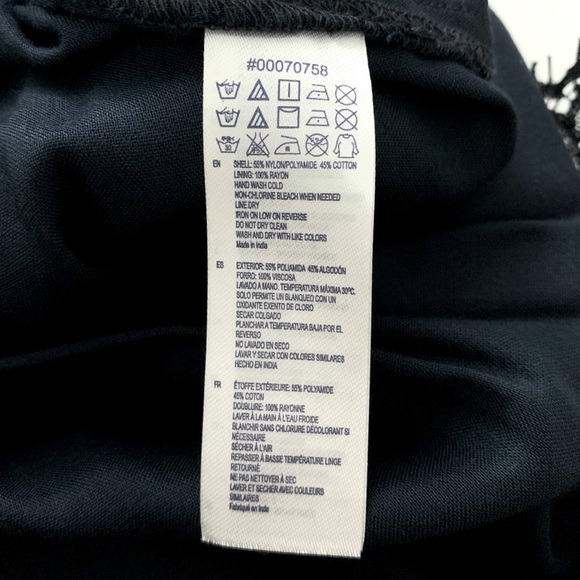 NWT Forever 21 Black Lace Skater Skirt - Picture 8 of 11